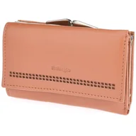 Portfele - Poręczny portfel damski w wyrazistych kolorach - wielbłądzi - miniaturka - grafika 1