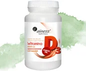 Witaminy i minerały - WITAMINA D3 Forte oil 4000 ALINESS 120 kapsułek - miniaturka - grafika 1