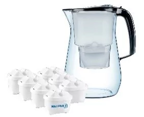 Dzbanek Aquaphor Onyx 4,2 l z licznikiem + 7 wkł. Maxfor Plus, czarny - Dzbanki filtrujące - miniaturka - grafika 1
