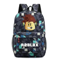 Plecaki - Chłopcy Dzieci Dziewczęta Roblox Plecak Plecak Szkolne Torby przedszkolne C - miniaturka - grafika 1