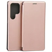 Etui i futerały do telefonów - Etui BELINE Book Magnetic do Samsung Galaxy S25 Ultra Różowo-złoty - miniaturka - grafika 1