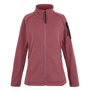 Regatta Polar damski rozsuwany Liliena Burgundowy, Rozmiar: 46 - Bluzy sportowe damskie - miniaturka - grafika 1
