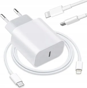 Ładowarka Vega ŁADOWARKA SIECIOWA DENMEN 3,6A 25W BIAŁA FASTON POWER DELIVERY PD TYP-C TA800 SINGLE 25W DC03 + KABEL TYP-C DO IPHONE LIGHTNING POWER DELIVERY PD 18W 2A BIAŁY 2M> - Ładowarki do telefonów - miniaturka - grafika 1