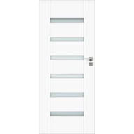 Drzwi wewnętrzne - DRE Skrzydło drzwiowe Ardo 3 biel alpejska pokojowe 70L - miniaturka - grafika 1