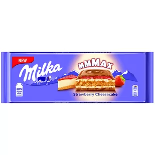 Milka Czekolada Strawberry Cheesecake 300g CMIL.1481 - Czekolada - miniaturka - grafika 1
