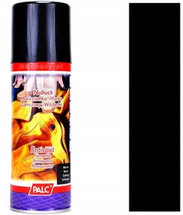 CZARNY Renowator koloru do butów z ZAMSZU i NUBUKU Pasta w SPRAYU Farba 200 - Środki do obuwia i ubrań - miniaturka - grafika 1