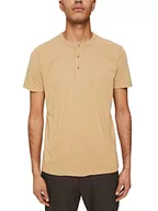 Koszulki męskie - ESPRIT Męski T-shirt, 270/beżowy, S - miniaturka - grafika 1