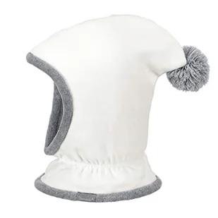 Sterntaler - Unisex czapka z pomponem i gumką, Beżowy (Ecru 908), 45 - Czapki damskie - miniaturka - grafika 1
