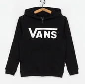Bluzy męskie - Bluza Dziecięca Classic Zip Czarna VANS VN0A45AEY281 XL - miniaturka - grafika 1