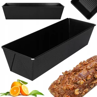 Blacha do pieczenia keksówka ciast długa 35x12x8 - Formy do ciast - miniaturka - grafika 1