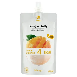 Jelly.B Galaretka Konjac Mango roślinno - owocowy 150 g - Galaretki - miniaturka - grafika 1