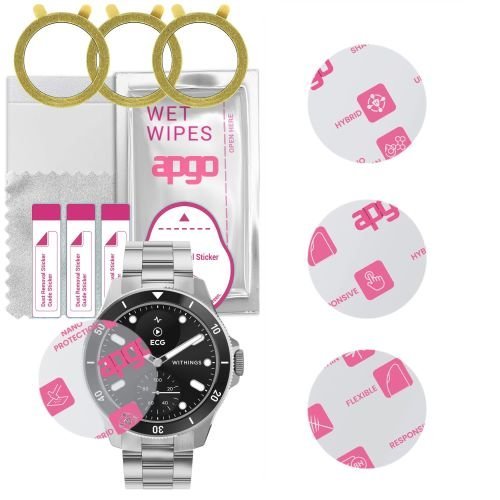 3x szkło Hybrydowe do Withings ScanWatch Nova, zamiennik hartowanego, flexible