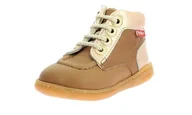 Botki damskie - KICKERS KICKICONIC Botki do kostki dla chłopców, unisex, dla dzieci, 5 UK, Złoty wielbłądzi, 5 UK Child - miniaturka - grafika 1