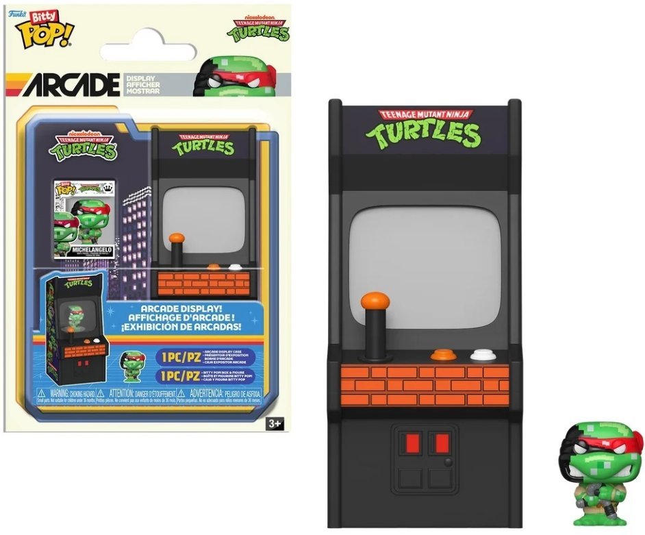 funko pop! bitty arcade teenage mutant ninja turtles figurka