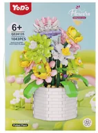 Klocki - Klocki konstrukcyjne Kwiaty 1043 elementów - klocki - miniaturka - grafika 1
