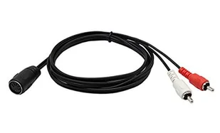 Kabel gniazdo DIN 5 na 2 wtyki RCA 5m - Pozostałe akcesoria sieciowe - miniaturka - grafika 1