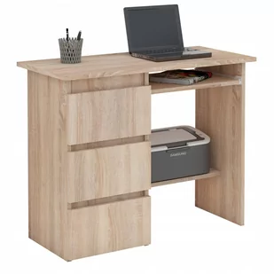 Tanie biurko do pokoju dziecięcego Beta 2 sonoma odwrotne, lewe - Biurka - miniaturka - grafika 1