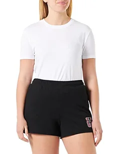 FILA Damskie szorty Sostena Graphic Logo, czarny, S - Spodenki damskie - miniaturka - grafika 1