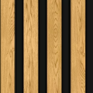 Panel Ścienny 3D Akustyczny Lamela Mdf Na Filcu Dąb Saragossa - Panele ścienne i boazeria - miniaturka - grafika 1