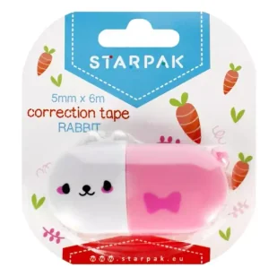 Korektor w taśmie 5mmx6m Królik - STARPAK - Korektory - miniaturka - grafika 1