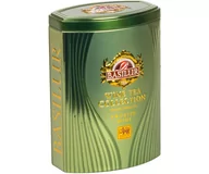 Herbata - Basilur Frosted Wine Herbata Zielona Wino Lodowe Pomarańcza Morela - Liściasta W Puszce 75 G - miniaturka - grafika 1