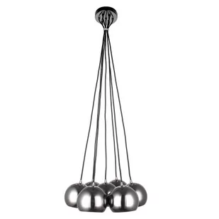 Light Prestige Lampa wisząca Punto 7 graphit by LP-22872/7P grafit - Lampy sufitowe - miniaturka - grafika 1
