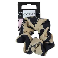 Pozostałe akcesoria fryzjerskie - Glamour Scrunchie do włosów Panterka - miniaturka - grafika 1