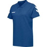 Tenis ziemny - Koszulka tenisowa polo damska Hummel Go Cotton Polo Woman - miniaturka - grafika 1