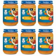 Dania dla dzieci - Gerber Obiadek spaghetti z kurczakiem dla niemowląt po 8 miesiącu Zestaw 6 x 190 g - miniaturka - grafika 1