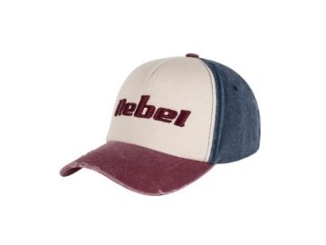 Czapka z daszkiem Rebel niebiesko-fioletowa