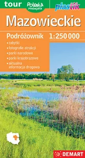Mazowieckie. Podróżownik mapa tur. 1:250 000 - Atlasy i mapy - miniaturka - grafika 1
