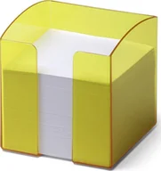 Przyborniki na biurko - Durable Pojemnik z karteczkami 90x90mm DURABLE TREND 1701682004 przezroczysty żółty 800 karteczek - miniaturka - grafika 1