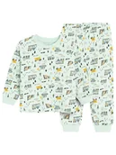 Piżamy chłopięce - COOL CLUB Piżama w kolorze zielonym - miniaturka - grafika 1