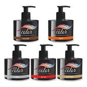 Maski do włosów - SCANDIC SCANDIC  HOT RED maska koloryzująca odświeżajaca 300ML - miniaturka - grafika 1