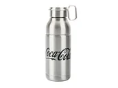 Shakery i bidony sportowe - Bidon termiczny 0,650 L. ELITE  THERMAL MIA COCA-COLA SILVER - miniaturka - grafika 1