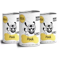 Mokra karma dla psów - PEPE MONO PROTEIN Pork (wieprzowina) 3x400g - miniaturka - grafika 1