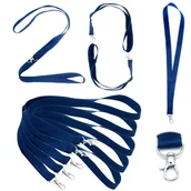 Identyfikatory - Smycz do identyfikatora 90cm karabińczyk 20sztuk - miniaturka - grafika 1