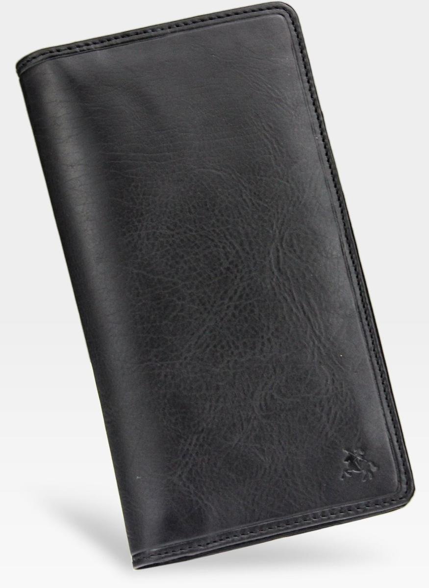 Skórzany Cardholder Portfel Visconti z technologią ochrony RFID - czarny