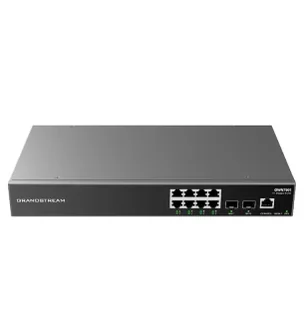 Grandstream GWN 7801 8GE 2SFP zarządzalny switch L2+ Sieć Przełączniki L2+ - Huby USB - miniaturka - grafika 1