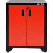 Pozostałe wyposażenie warsztatu - YATO SZAFKA SERWISOWA BAZOWA 2 DRZWI WYMIARY SZAFKI 660 X 457 X 863mm YT-08934 - miniaturka - grafika 1