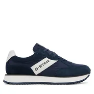 Sneakersy męskie - Sneakersy G-Star Raw XAVIER-01-WE Granatowy - miniaturka - grafika 1