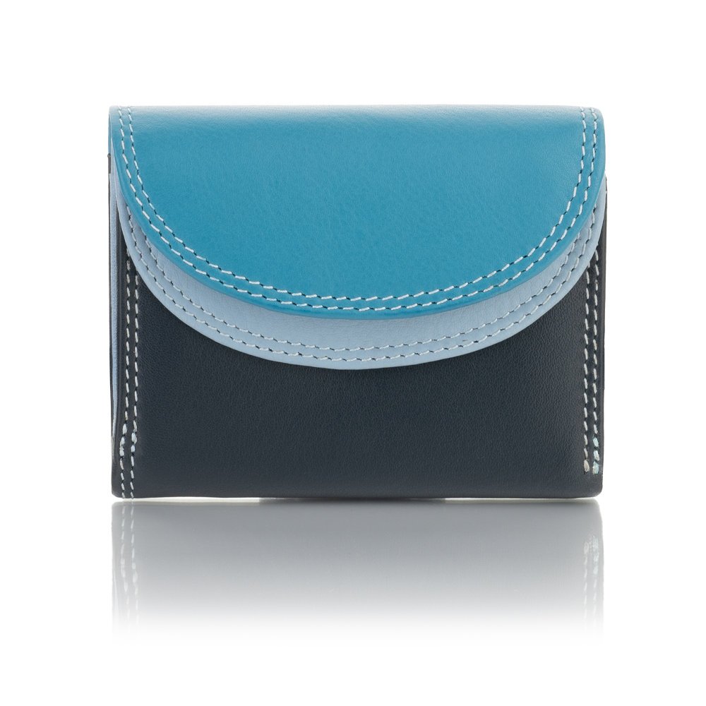 Kolorowy portfelik damski Visconti RB-126 z RFID - niebieski