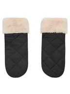 Rękawiczki - Pieces Rękawiczki Damskie Evita 17118179 Czarny - miniaturka - grafika 1