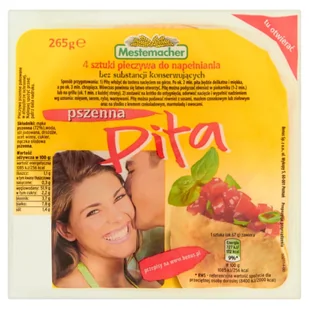 Mestemacher Pita pszenna 4 szt. - Inne pieczywo - miniaturka - grafika 1