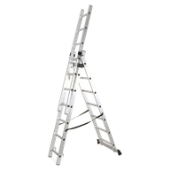 Drabiny - Hardmaister Wielofunkcyjna drabina aluminiowa Solid Prime 3x7 - miniaturka - grafika 1