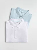 Majtki dla dzieci - Reserved - T-shirt polo 2 pack - jasnoniebieski - miniaturka - grafika 1