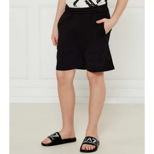 EA7 Szorty Modern fit - Spodnie i spodenki dla chłopców - miniaturka - grafika 1