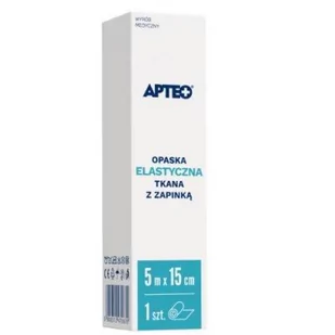 SYNOPTIS PHARMA SP. Z O.O. APTEO CARE OPASKA ELASTYCZNA Z ZAPINKĄ 5 m x 15 cm 1 szt - Apteczki i materiały opatrunkowe - miniaturka - grafika 1