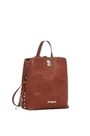 Torebki damskie - Desigual Women's Accessories PU plecak mini, brązowy, jeden rozmiar - miniaturka - grafika 1