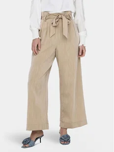 ONLY Spodnie materiałowe Marsa 15269628 Beżowy Flared Fit - Spodnie sportowe damskie - miniaturka - grafika 1